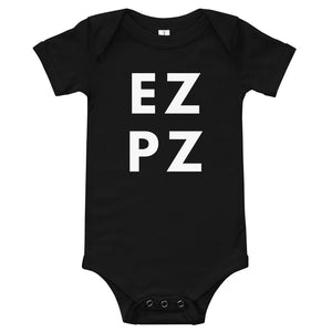 EZ PZ, easy peasy lemon squeezy, Baby short sleeve one piece, baby onsie