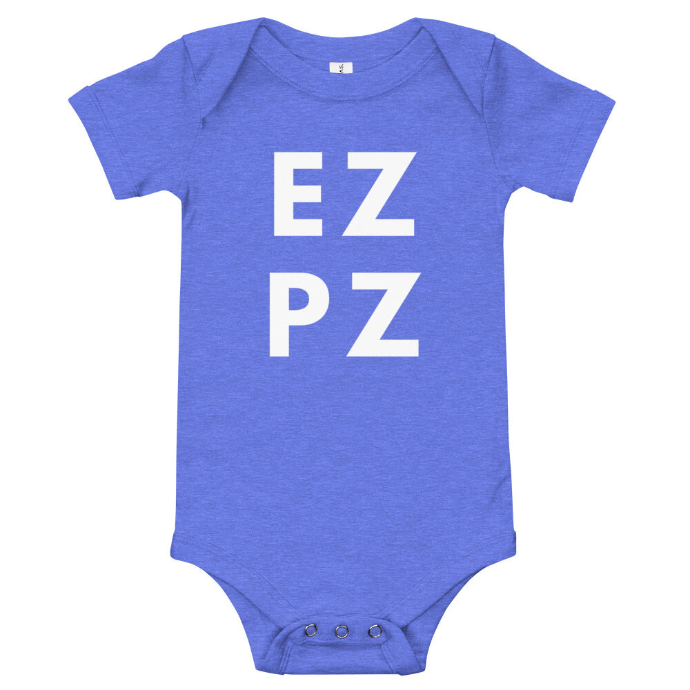 EZ PZ, easy peasy lemon squeezy, Baby short sleeve one piece, baby onsie