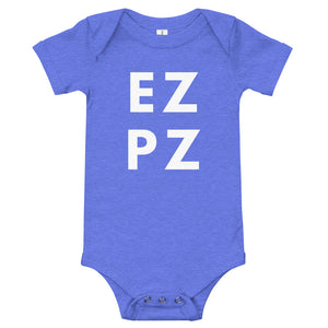 EZ PZ, easy peasy lemon squeezy, Baby short sleeve one piece, baby onsie