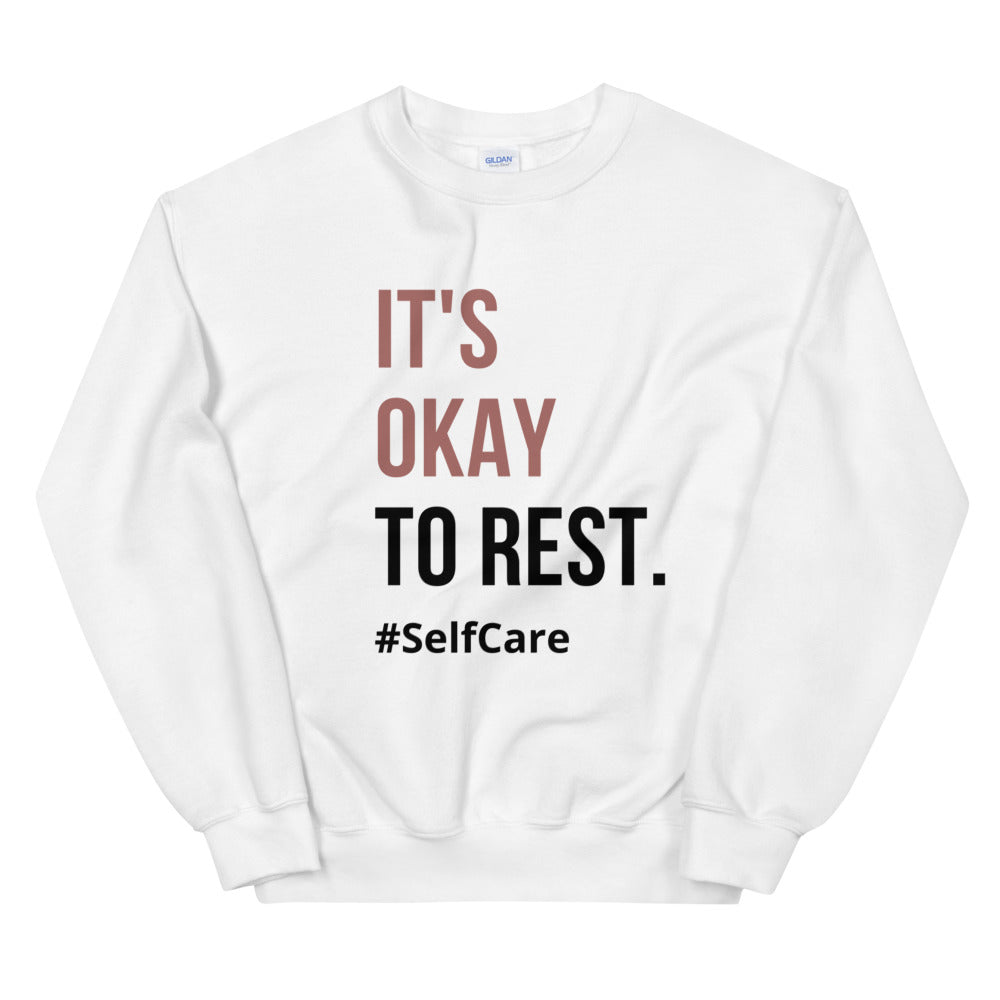 Pink and black script | It's Okay To Rest