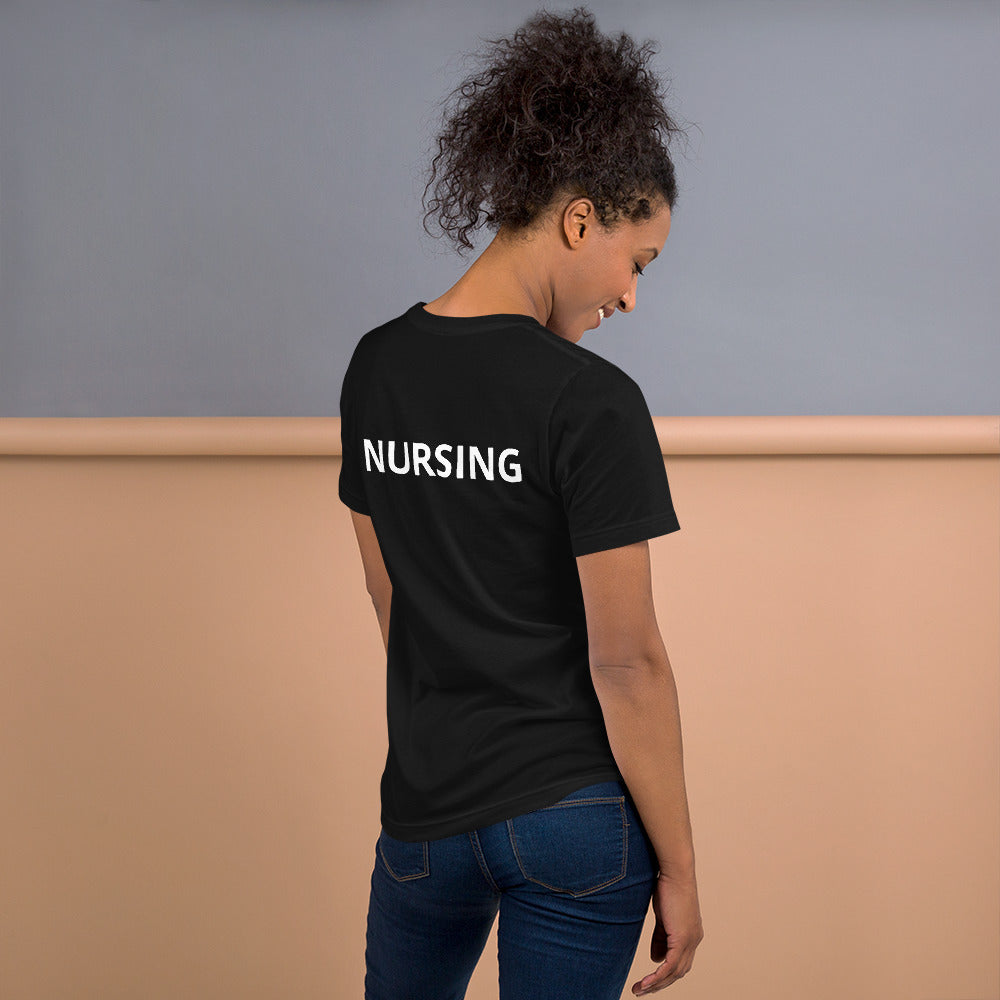 Night owl nurse (front), nursing (back)