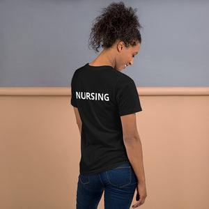Night owl nurse (front), nursing (back)