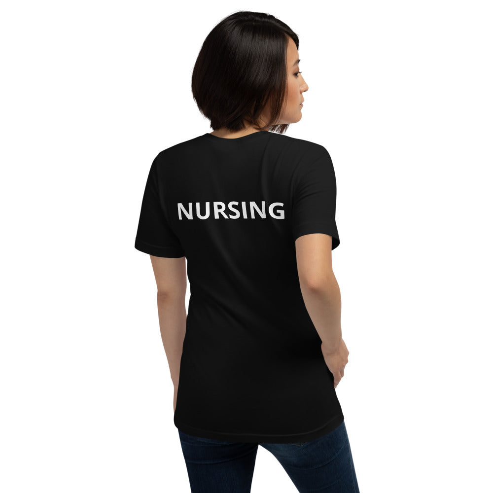 Night owl nurse (front), nursing (back)