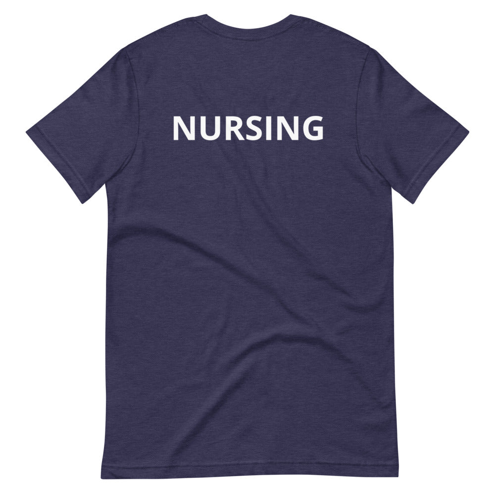 Night owl nurse (front), nursing (back)
