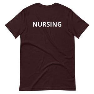 Night owl nurse (front), nursing (back)