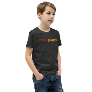Boys (Youth Short Sleeve T-Shirt) | hello, goodbye