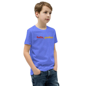 Boys (Youth Short Sleeve T-Shirt) | hello, goodbye