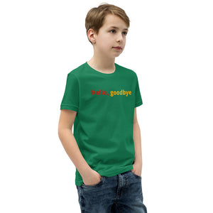 Boys (Youth Short Sleeve T-Shirt) | hello, goodbye