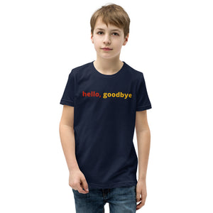 Boys (Youth Short Sleeve T-Shirt) | hello, goodbye