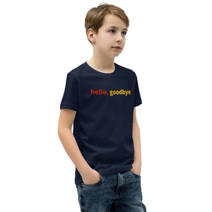 Boys (Youth Short Sleeve T-Shirt) | hello, goodbye