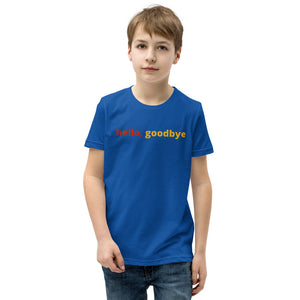Boys (Youth Short Sleeve T-Shirt) | hello, goodbye